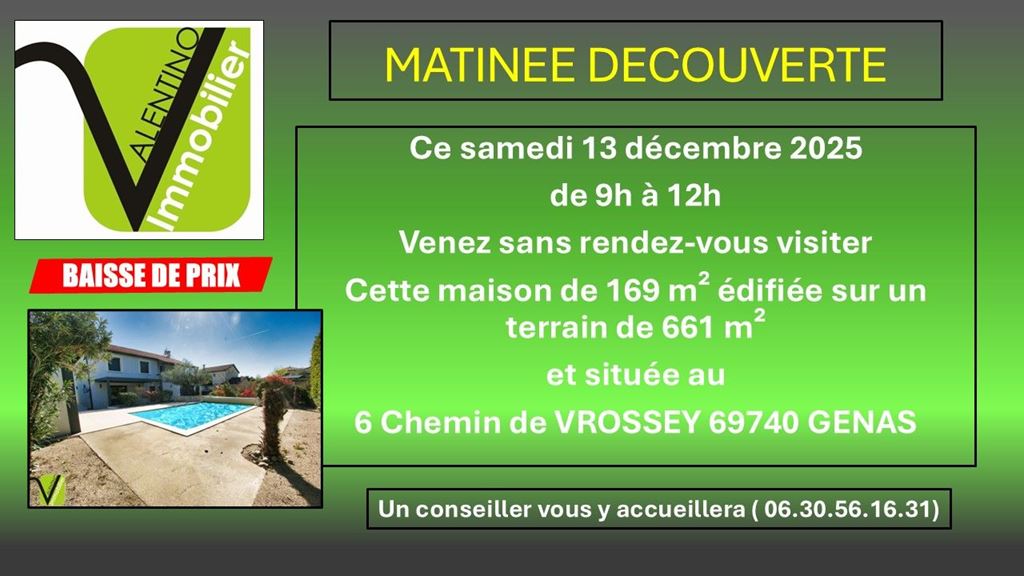 Maison GENAS 559000€ Valentino Immobilier Maison GENAS 559000€ Valentino Immobilier