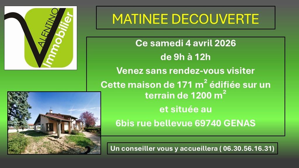 Maison de caractère GENAS 669000€ Valentino Immobilier