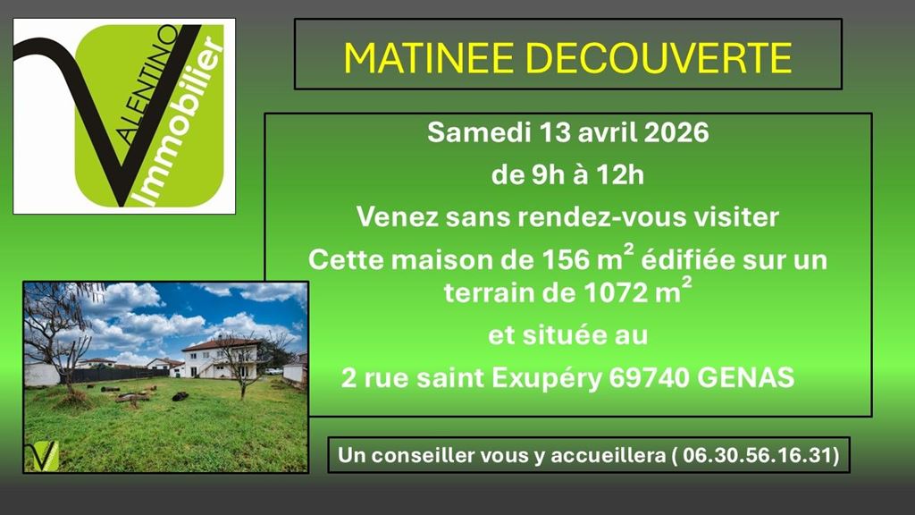 Maison GENAS 549000€ Valentino Immobilier Maison GENAS 549000€ Valentino Immobilier