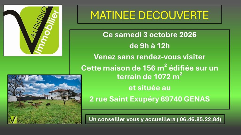 Maison GENAS 509000€ Valentino Immobilier